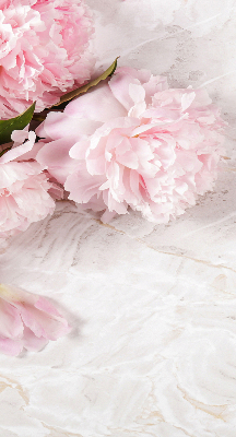 Roller blind for large window Flowers