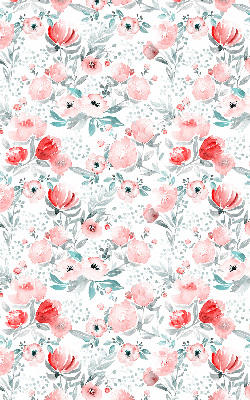 Modern roller blind Pink poppy