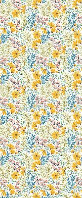 Roller blind for large window Flowers