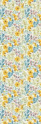 Roller blind for large window Flowers
