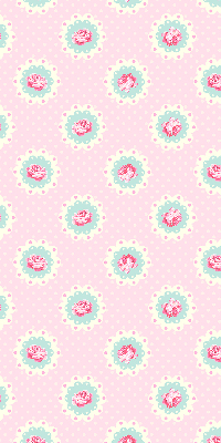Fabric roller blind Roses