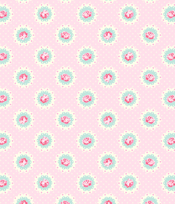 Fabric roller blind Roses