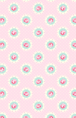 Fabric roller blind Roses