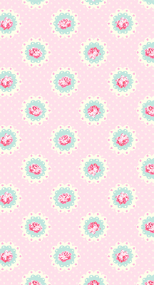 Fabric roller blind Roses
