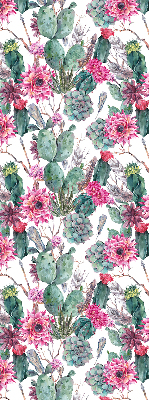 Modern roller blind Cactus flower
