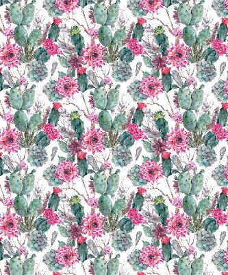 Modern roller blind Cactus flower