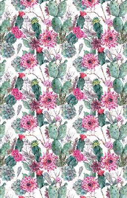 Modern roller blind Cactus flower