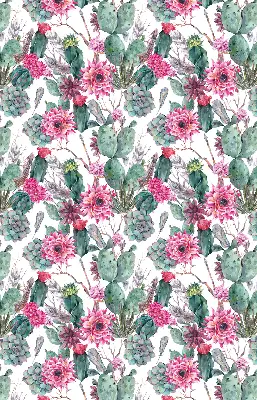 Roller blind modern cactus flower design
