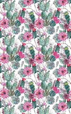 Modern roller blind Cactus flower