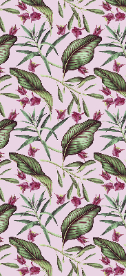 Fabric roller blind Tropical leaves