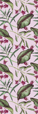 Fabric roller blind Tropical leaves