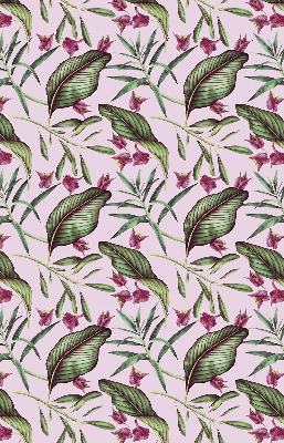 Fabric roller blind Tropical leaves