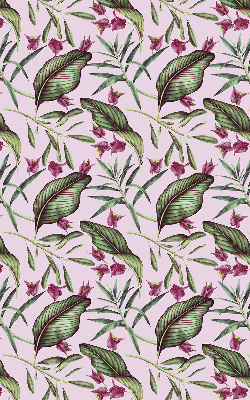Fabric roller blind Tropical leaves