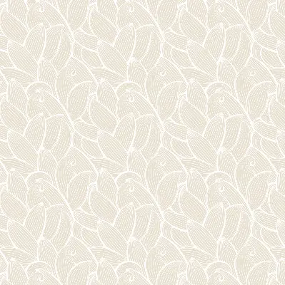 Roller blind modern leaves pattern