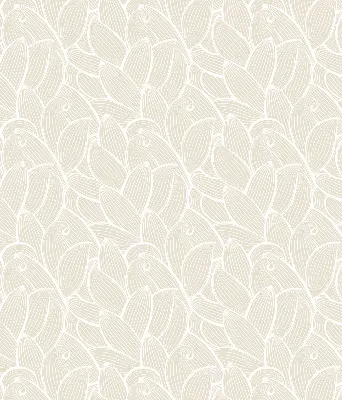 Roller blind modern leaves pattern