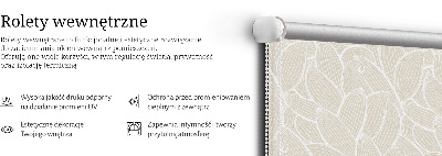 Modern roller blind Leaves
