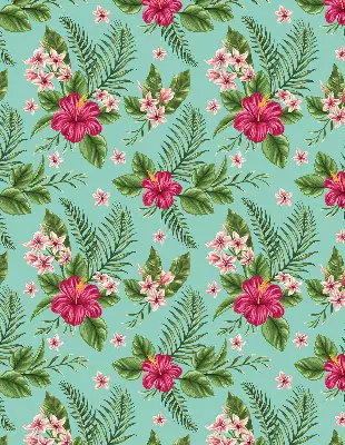 Roller blind for large windows exotic plants print