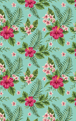 Roller blind for large window Exotic plants