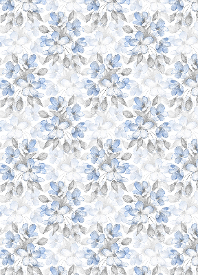 Roller blind for large window Flowers