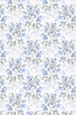 Roller blind for large window Flowers
