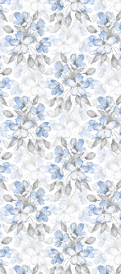 Roller blind for large window Flowers