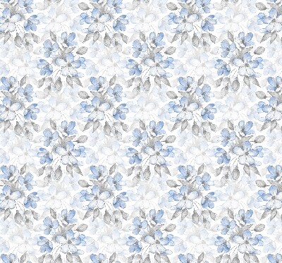 Roller blind for large window Flowers