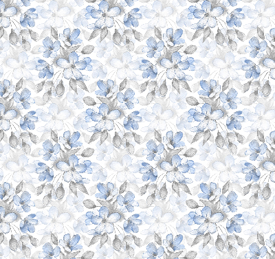 Roller blind for large window Flowers