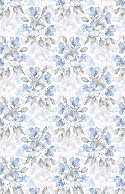 Roller blind for large window Flowers