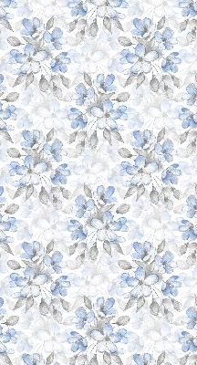 Roller blind for large window Flowers