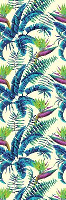 Fabric roller blind Tropical plants