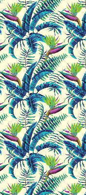 Fabric roller blind Tropical plants