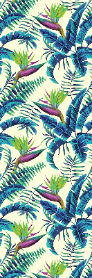 Fabric roller blind Tropical plants