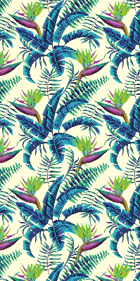Fabric roller blind Tropical plants