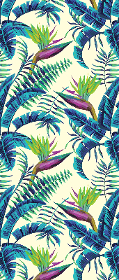 Fabric roller blind Tropical plants