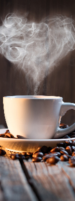 Modern roller blind a cup of coffee style