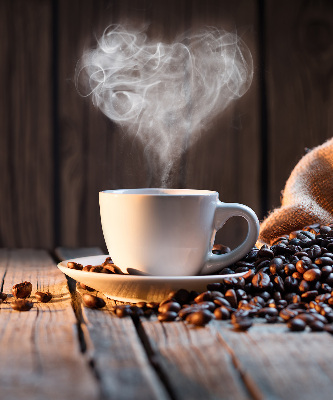 Modern roller blind A cup of coffee