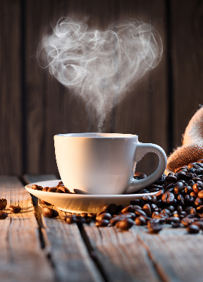 Modern roller blind A cup of coffee