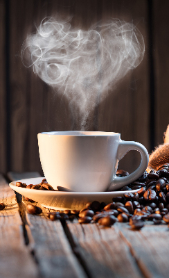 Modern roller blind A cup of coffee
