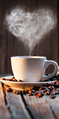 Modern roller blind A cup of coffee