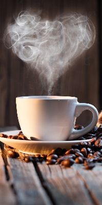 Modern roller blind A cup of coffee