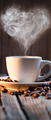 Modern roller blind A cup of coffee