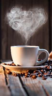 Modern roller blind A cup of coffee