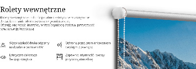 Roller blind for large window Mountains