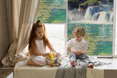 Fabric roller blind Waterfall