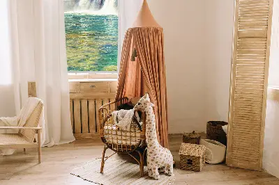 Fabric roller blind Waterfall design