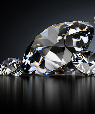 Modern roller blind Diamonds