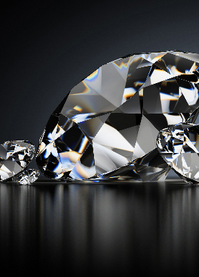 Modern roller blind Diamonds