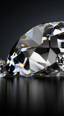 Modern roller blind Diamonds