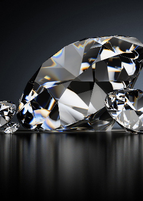 Modern roller blind Diamonds