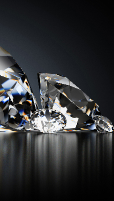 Modern roller blind Diamonds